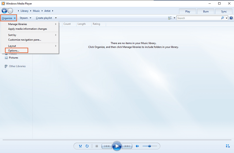 wma to mp3 converter - windows media player 1