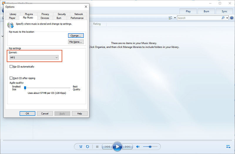 wma to mp3 converter - windows media player 2