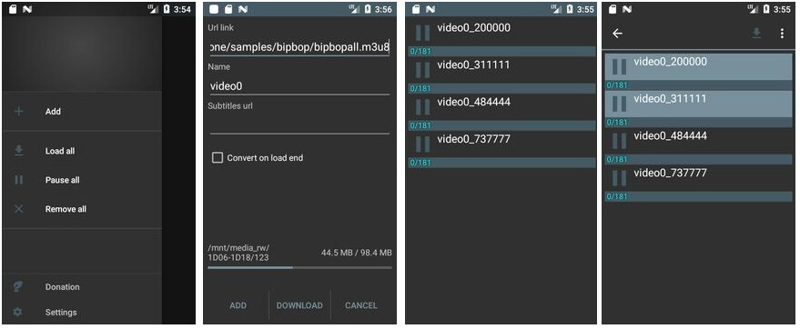 convert m3u8 to mp4 for android