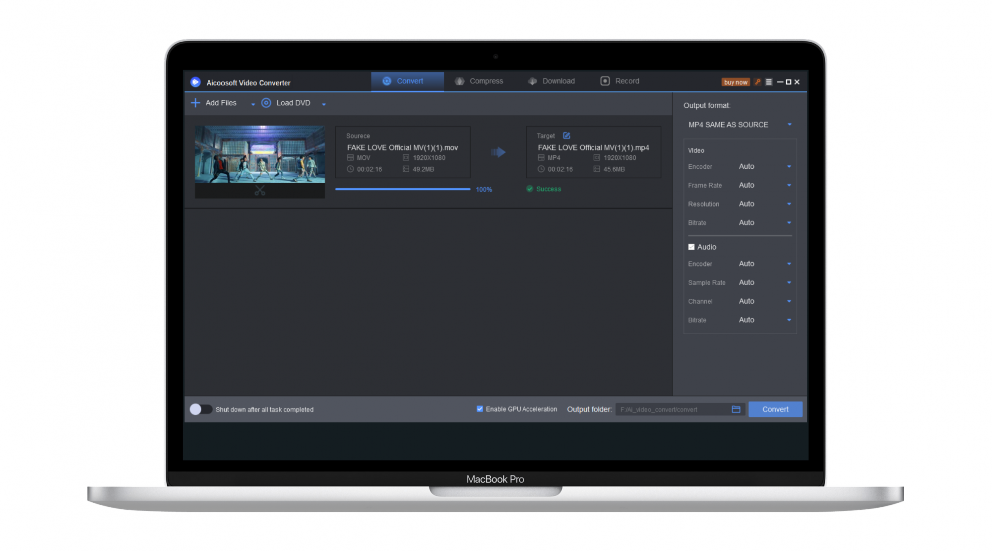 Aicoosoft Video Converter: Ultimate Tool for Seamless Video Conversion