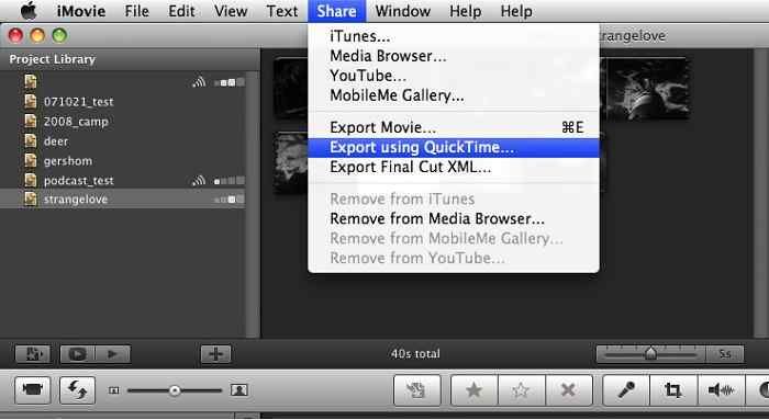 how to export a quicktime movie to mp4 how to export a quicktime movie to mp4